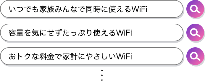 WiFi選びの気になるポイント3つ